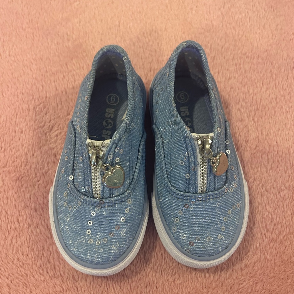 EUC Sequin Kids Sneakers